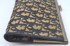 Authentic Christian Dior Trotter Clutch Bag Purse Canvas Leather Blue L0619