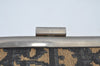 Authentic Christian Dior Trotter Clutch Bag Purse Canvas Leather Blue L0619