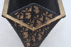 Authentic Christian Dior Trotter Clutch Bag Purse Canvas Leather Blue L0619