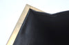 Authentic Christian Dior Trotter Clutch Bag Purse Canvas Leather Blue L0619