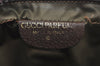 Authentic GUCCI Web Sherry Line Clutch Hand Bag Purse GG PVC Leather Brown L0620