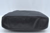 Authentic GUCCI Bamboo 2way Sholuder Bag Leather Black Junk L0622