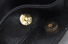 Authentic GUCCI Bamboo 2way Sholuder Bag Leather Black Junk L0622
