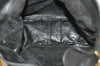 Authentic GUCCI Bamboo 2way Sholuder Bag Leather Black Junk L0622