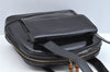 Authentic GUCCI Bamboo Shoulder Bag Enamel Leather Black  L0626