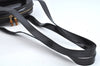 Authentic GUCCI Bamboo Shoulder Bag Enamel Leather Black  L0626