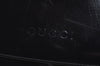 Authentic GUCCI Bamboo Shoulder Bag Enamel Leather Black  L0626