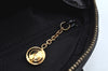 Authentic GUCCI Bamboo Shoulder Bag Enamel Leather Black  L0626