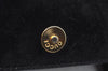 Authentic GUCCI Bamboo Shoulder Bag Enamel Leather Black  L0626