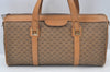 Auth GUCCI Micro GG PVC Leather 2Way Shoulder Cross Body Hand Bag Brown L0632