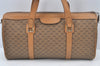 Auth GUCCI Micro GG PVC Leather 2Way Shoulder Cross Body Hand Bag Brown L0632