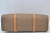 Auth GUCCI Micro GG PVC Leather 2Way Shoulder Cross Body Hand Bag Brown L0632