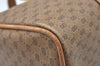 Auth GUCCI Micro GG PVC Leather 2Way Shoulder Cross Body Hand Bag Brown L0632