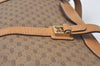 Auth GUCCI Micro GG PVC Leather 2Way Shoulder Cross Body Hand Bag Brown L0632