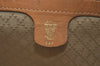 Auth GUCCI Micro GG PVC Leather 2Way Shoulder Cross Body Hand Bag Brown L0632
