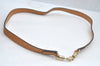 Auth GUCCI Micro GG PVC Leather 2Way Shoulder Cross Body Hand Bag Brown L0632