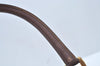 Authentic GUCCI Micro GG PVC Leather Hand Boston Bag Brown Junk L0633