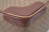 Authentic GUCCI Micro GG PVC Leather Hand Boston Bag Brown Junk L0633