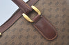 Authentic GUCCI Micro GG PVC Leather Hand Boston Bag Brown Junk L0633
