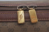 Authentic GUCCI Micro GG PVC Leather Hand Boston Bag Brown Junk L0633
