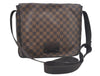 Authentic Louis Vuitton Damier Brooklyn MM Shoulder Cross Bag N51211 LV L0636