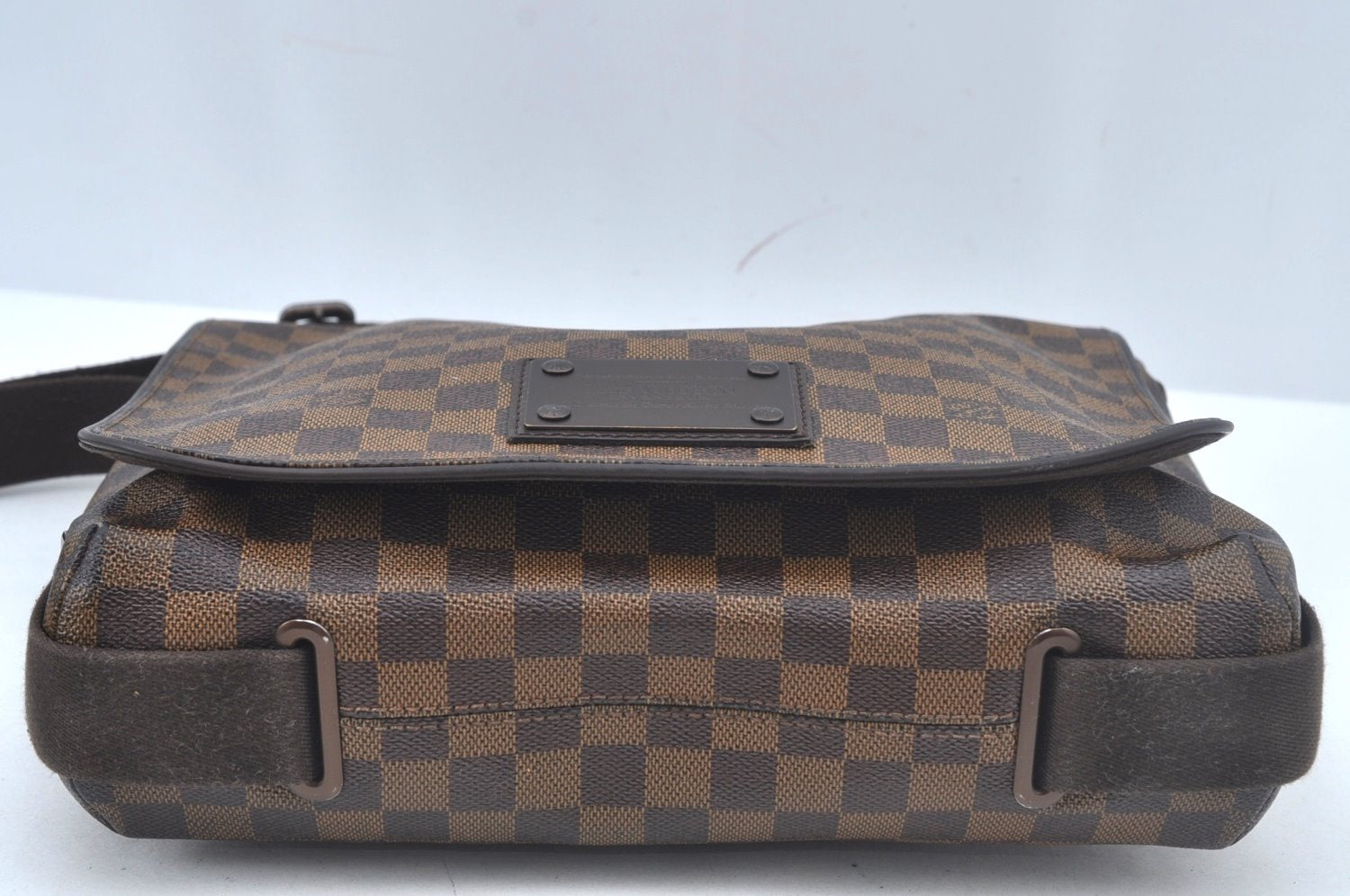 Authentic Louis Vuitton Damier Brooklyn MM Shoulder Cross Bag N51211 LV L0636