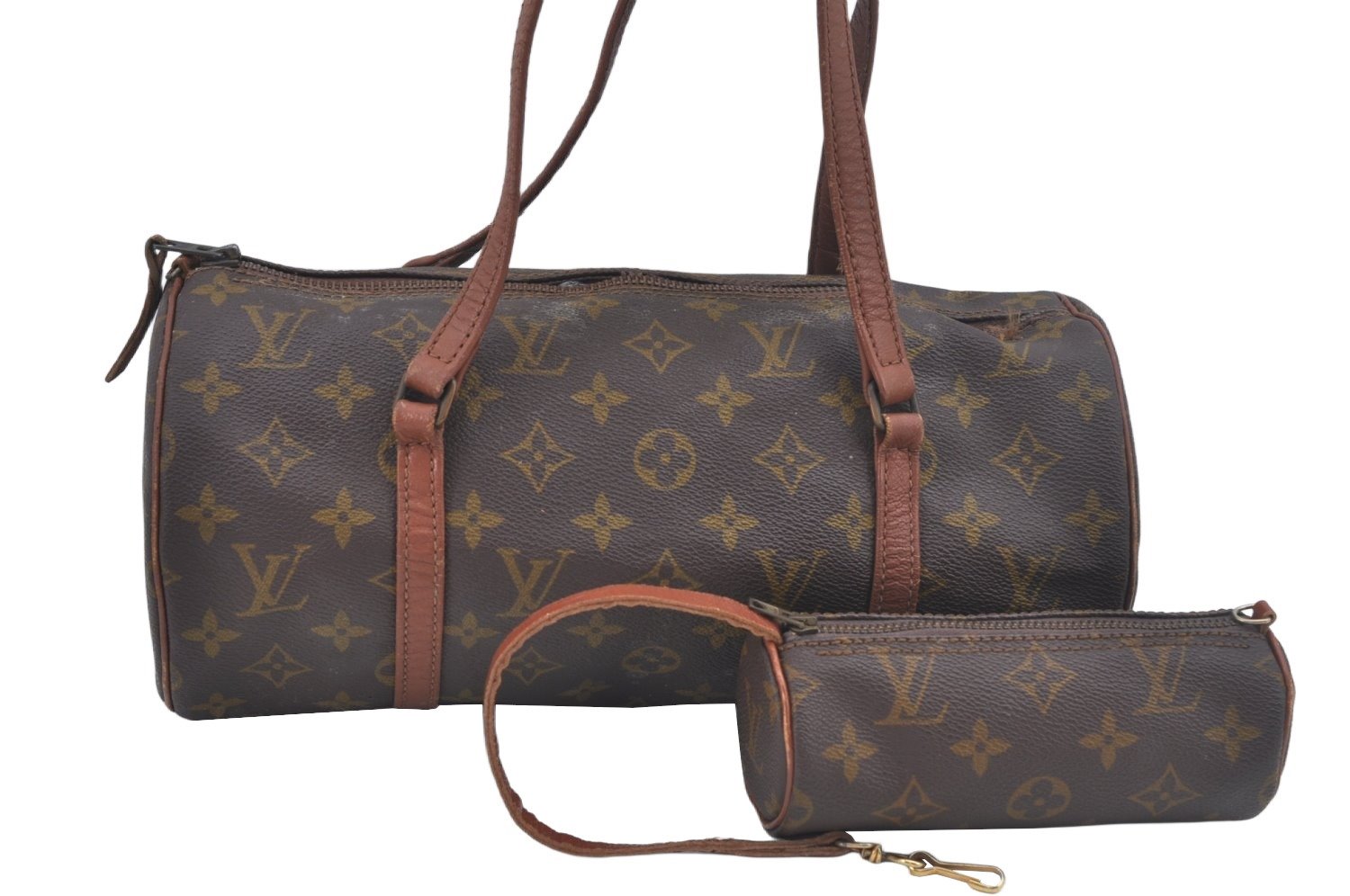 Authentic Louis Vuitton Monogram Papillon 30 Hand Bag Old Model LV Junk L0638