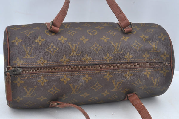 Authentic Louis Vuitton Monogram Papillon 30 Hand Bag Old Model LV Junk L0638