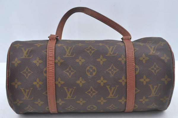 Authentic Louis Vuitton Monogram Papillon 30 Hand Bag Old Model LV Junk L0638