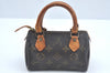 Authentic Louis Vuitton Monogram Mini Speedy Hand Bag Purse M41534 LV Junk L0641