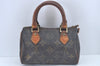 Authentic Louis Vuitton Monogram Mini Speedy Hand Bag Purse M41534 LV L0643