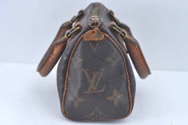 Authentic Louis Vuitton Monogram Mini Speedy Hand Bag Purse M41534 LV L0643