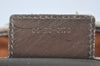 Authentic Christian Dior Cannage PVC Shoulder Tote Bag Gray Leather CD L0645