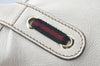Authentic GUCCI Princy Leather Shoulder Tote Bag 163805 White L0647