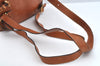 Authentic GUCCI Bamboo Backpack Leather Brown L0651
