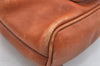 Authentic GUCCI Bamboo Backpack Leather Brown L0651