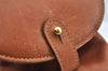 Authentic GUCCI Bamboo Backpack Leather Brown L0651