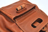 Authentic GUCCI Bamboo Backpack Leather Brown L0651