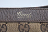 Authentic GUCCI Vintage Shoulder Tote Bag GG Canvas Leather 141472 Brown L0656