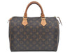 Authentic Louis Vuitton Monogram Speedy 30 Hand Boston Bag M41526 LV L0657