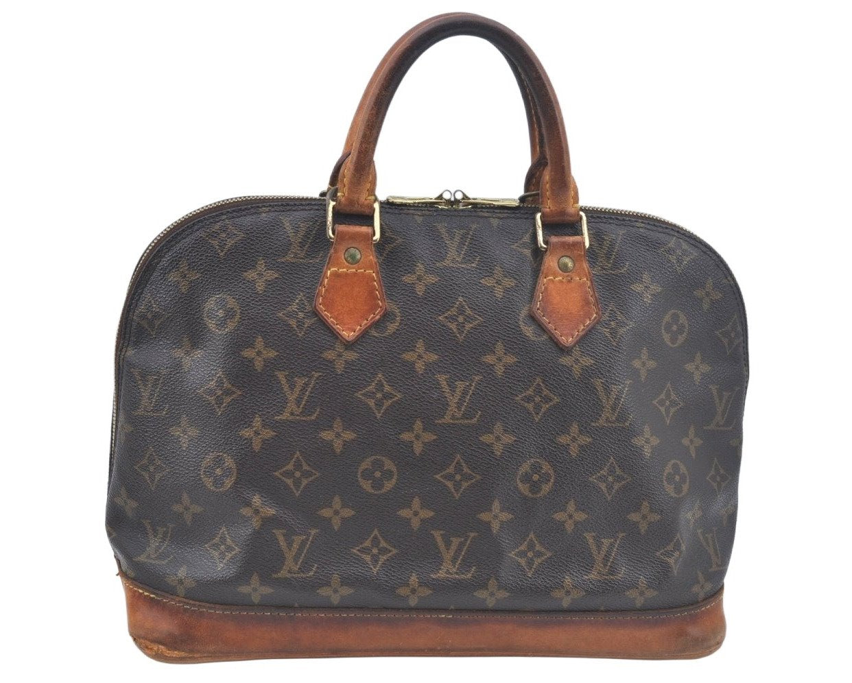 Authentic Louis Vuitton Monogram Alma Hand Bag Purse M51130 LV L0662