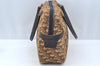 Authentic Christian Dior Trotter Hand Bag Canvas Brown L0663