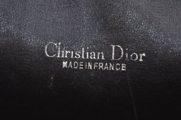 Authentic Christian Dior Trotter Hand Bag Canvas Brown L0663