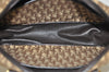 Authentic Christian Dior Trotter Hand Bag Canvas Brown L0663