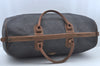 Authentic Christian Dior Honeycomb Boston Hand Bag PVC Leather Black CD L0664