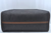 Authentic Christian Dior Honeycomb Boston Hand Bag PVC Leather Black CD L0664