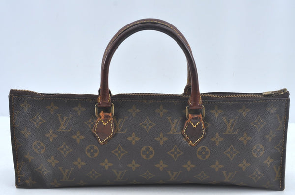 Authentic Louis Vuitton Monogram Sac Trico Hand Bag M51450 LV L0668