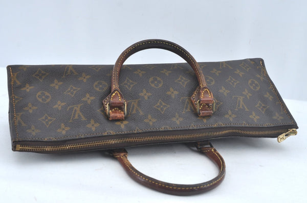 Authentic Louis Vuitton Monogram Sac Trico Hand Bag M51450 LV L0668