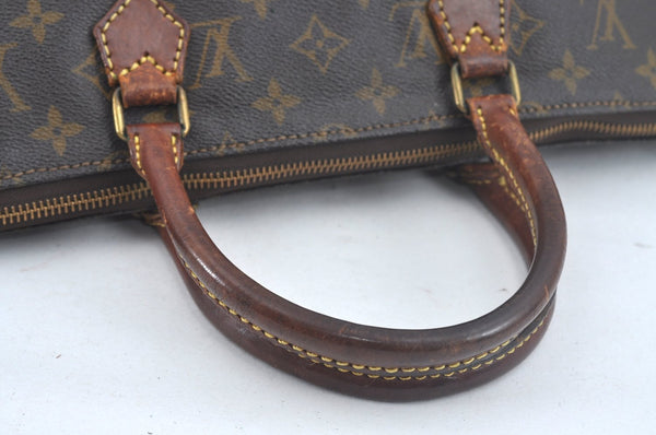 Authentic Louis Vuitton Monogram Sac Trico Hand Bag M51450 LV L0668