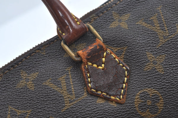 Authentic Louis Vuitton Monogram Sac Trico Hand Bag M51450 LV L0668